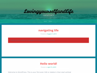 lovingmyselfandlife.com snapshot