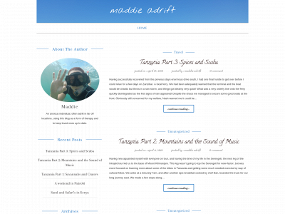 maddieadrift.com snapshot