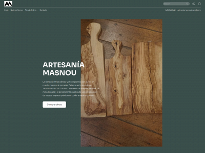 artesaniamasnou.es snapshot