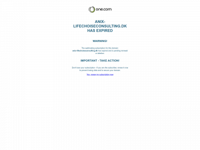 anix-lifechoiseconsulting.dk snapshot