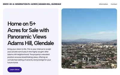 adamshillca.com snapshot