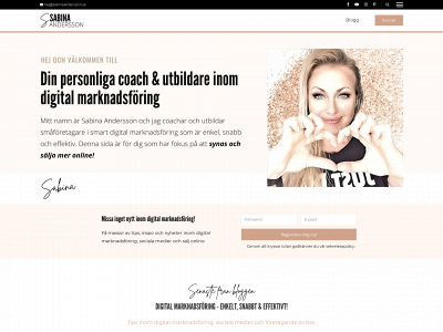 sabinaandersson.se snapshot