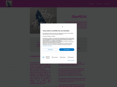 stayreal.be snapshot