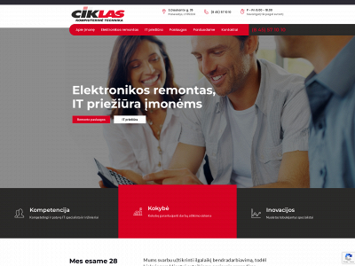 ciklas.lt snapshot