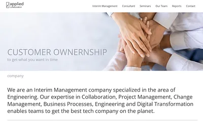 appliedcollaboration.com snapshot