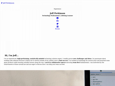 jmperkinson.com snapshot