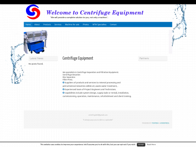centrifugeequipment.com snapshot