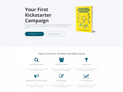 kickstarterbook.com snapshot