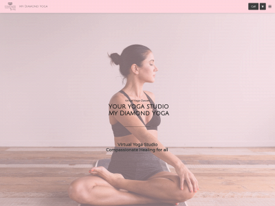 mydiamondyoga.com snapshot