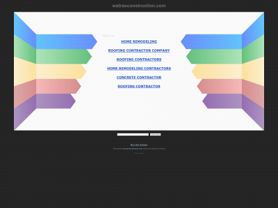 watrasconstruction.com snapshot