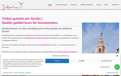 sevilleventours.com snapshot