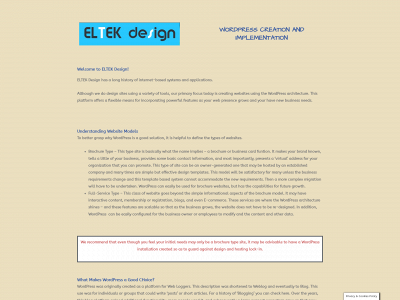 eltekdesign.com snapshot