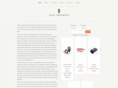 solarcomponentes.com snapshot