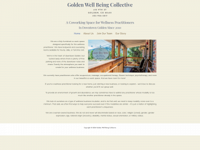 goldenwellbeingcollective.com snapshot