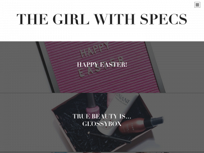 thegirlwithspecs.com snapshot