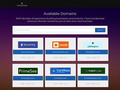 techwithease.com snapshot
