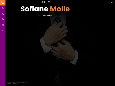 sofiane-molle.tech snapshot
