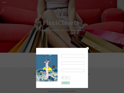 www.flexiclosets.com snapshot