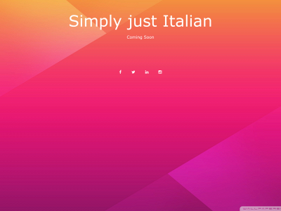 simplyjustitalian.com snapshot