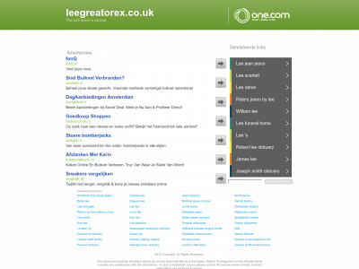 leegreatorex.co.uk snapshot