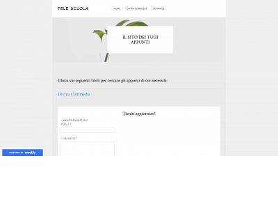 telescuola.weebly.com snapshot