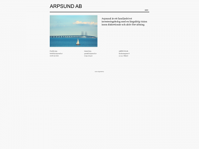 arpsund.se snapshot