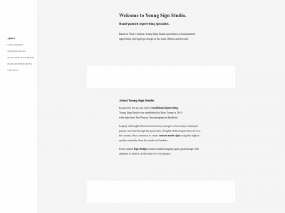 youngsignstudio.co.uk snapshot