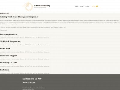 citrusmidwifery.com snapshot