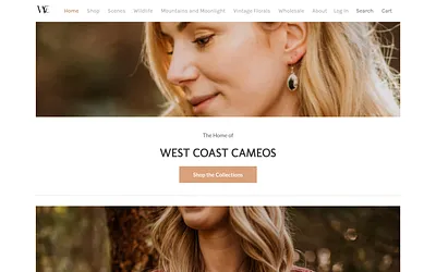www.westcoastcameos.com snapshot