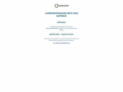 careervision360.info snapshot