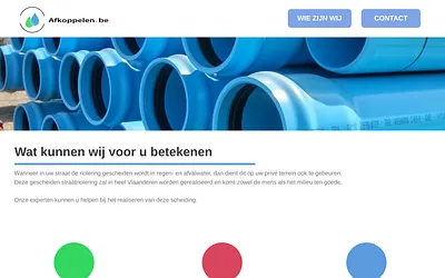 afkoppelen.be snapshot