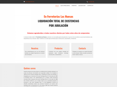 www.ferreterialashuesas.com snapshot