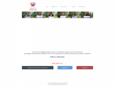 refugeehelp.fr snapshot