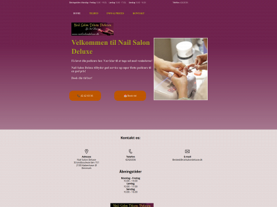 nailsalondeluxe.dk snapshot