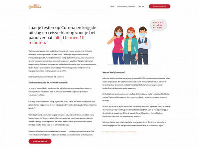 testopcorona.com snapshot