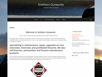 smithersgunworks.com snapshot