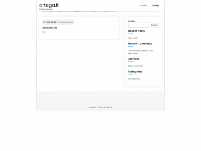 artega.lt snapshot