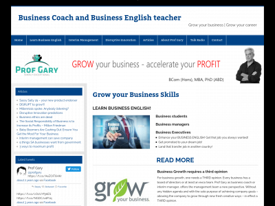 profgary.co.za snapshot