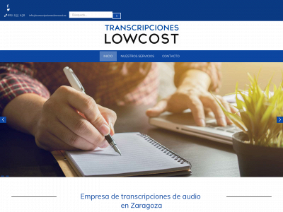 transcripcioneslowcost.es snapshot