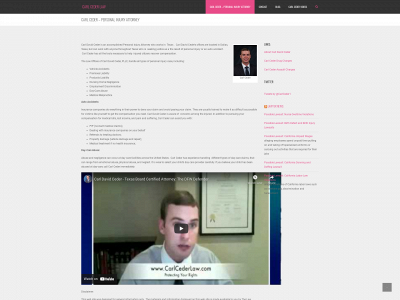 carlceder.com snapshot