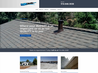 rainowayroofing.com snapshot
