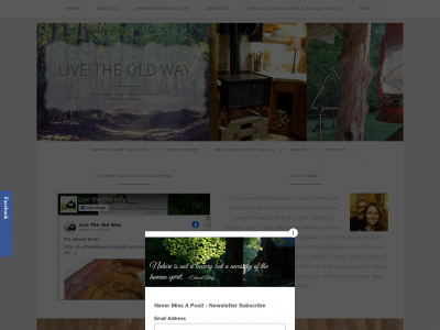 livetheoldway.com snapshot