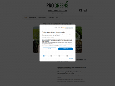 progreens.se snapshot