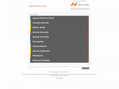 nancy-morin.com snapshot