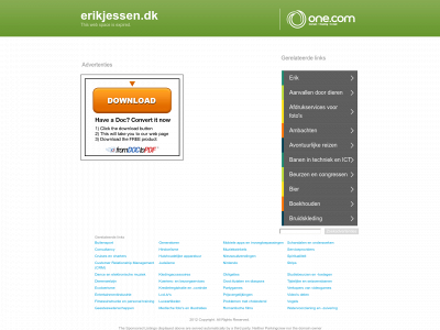erikjessen.dk snapshot
