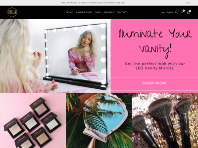 lurellacosmetics.com snapshot
