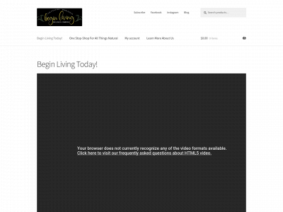 beginlivingtoday.net snapshot