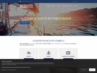 www.alboransailsmarbella.com snapshot