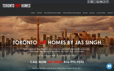 www.torontoviphomes.ca snapshot