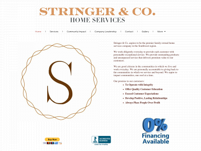 stringerandco.com snapshot